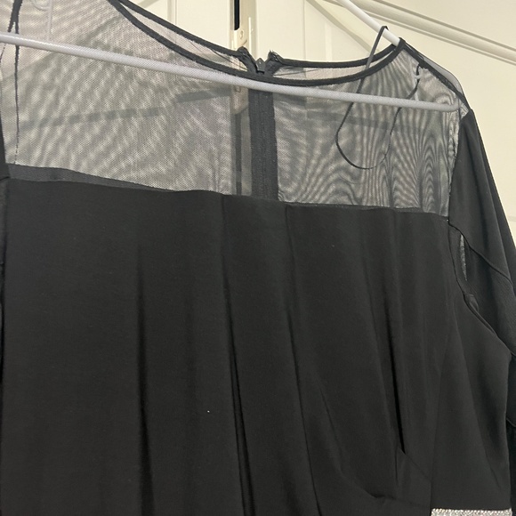 BEAUTIFUL FORMAL BLACK DRESS SIZE 16 - Picture 4 of 9